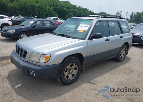 2002 Subaru Forester L from USA, damaged, VIN JF1SF63562G701384